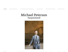 Tablet Screenshot of michaelpeterson.org